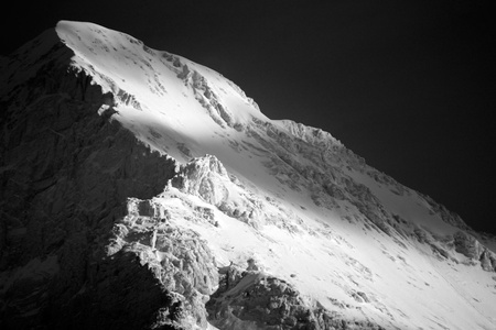Berge Eiger Sonne